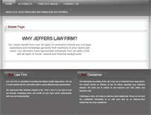 Tablet Screenshot of jessiejefferslaw.com